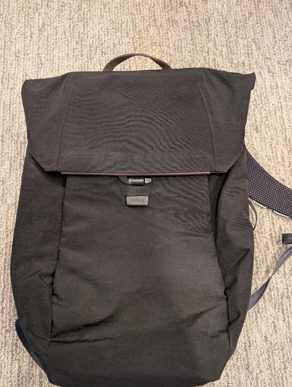 Men's Black/Brown Bellroy Backpack with Padded Mesh Back - Unbranded - Picture 12 of 13